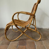 Rattan armchair