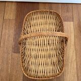 Rectangular wicker basket