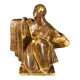 Plâtre d'atelier " 1930, Sculpture Cubiste Art Déco, femme nue drapée