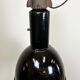Rusty Industrial Bauhaus Black Enamel Pendant Lamp, 1930s