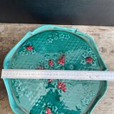 Vintage ceramic pie dish – Signed C.V. 471