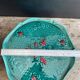 Vintage ceramic pie dish – Signed C.V. 471