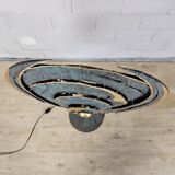 Unique large metal Thai art sculpture floor lamp goldleaf