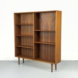 Large Walnut Bookcase by Bertil Fridhagen for Bodafors, 1969