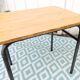 School desk and chair