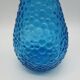 Bottle blue glass vintage italy