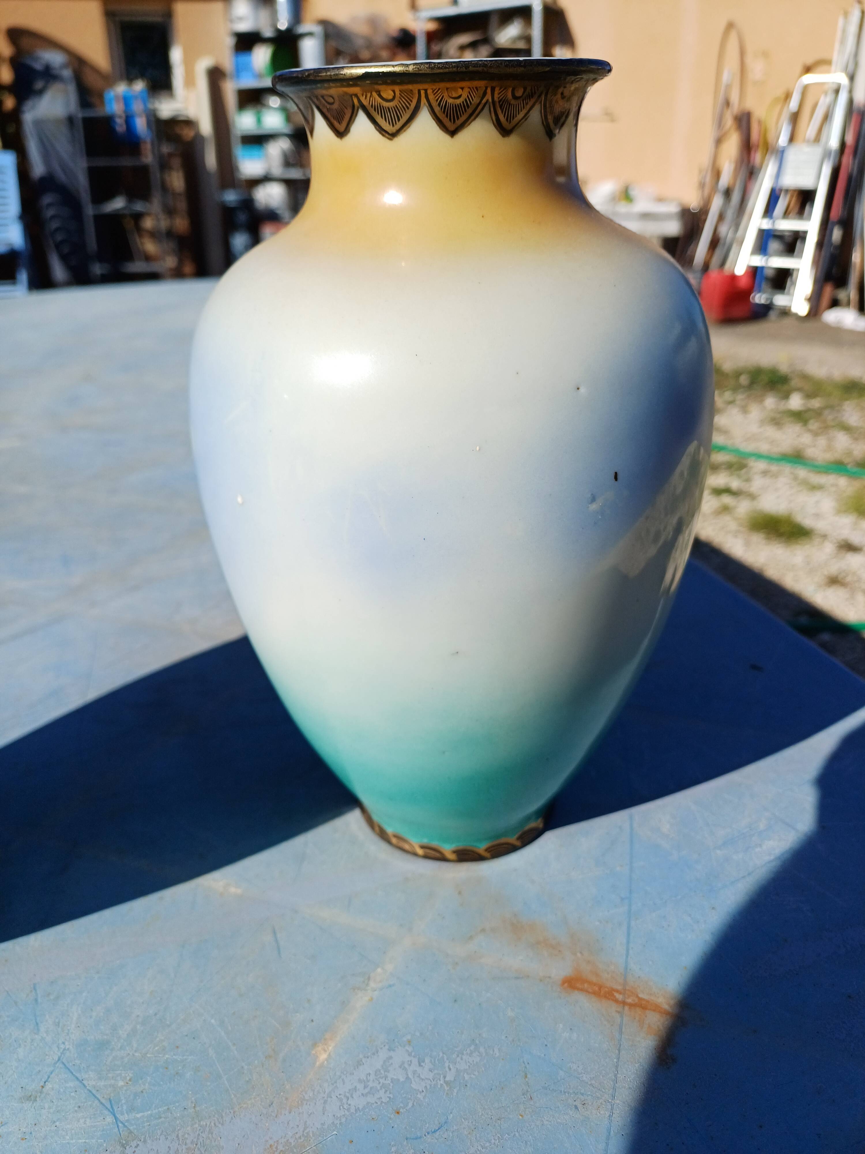 Paire de vases japonisants