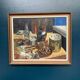 Original Swedish Oil on Canvas – “Stilleben” by C.A.P – Dated 1936 –Vintage