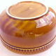Polish ochre ceramic salad bowl