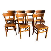 Set of 7 luterma bistro chairs
