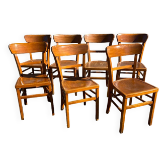 Set de 7 chaises bistrot Luterma