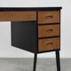 Vintage Swedish teak desk, mid-century modern, 1960s.