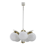 1970s Glass Chandelier by Instala Decin, Czechoslovakia