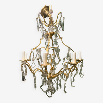 Baccarat 8-light crystal chandelier