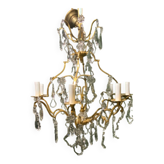 Baccarat 8-light crystal chandelier