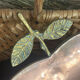 Brass and copper apple catchall