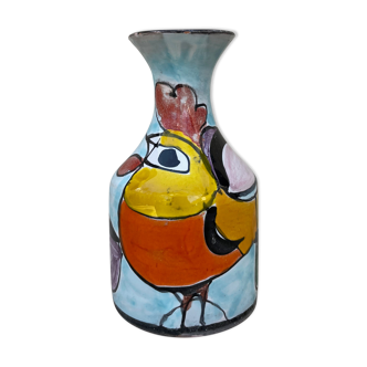 Italian ceramic vase La Musa 1970