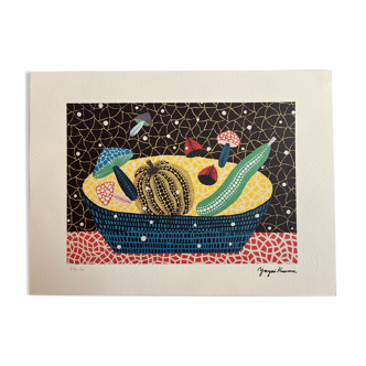 Lithograph by Yayoi Kusama