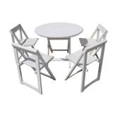 Garden furniture years 40 table and 4 chairs