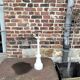 White marble candlestick
