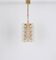 Small golden brass pendant by Christoph Palme, Germany, 1970s.