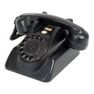 Téléphone téléphone rotatif heemaf type 55 design bakélite philips