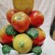Fruit cut slurry centerpiece