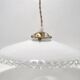 Suspension en opaline blanche