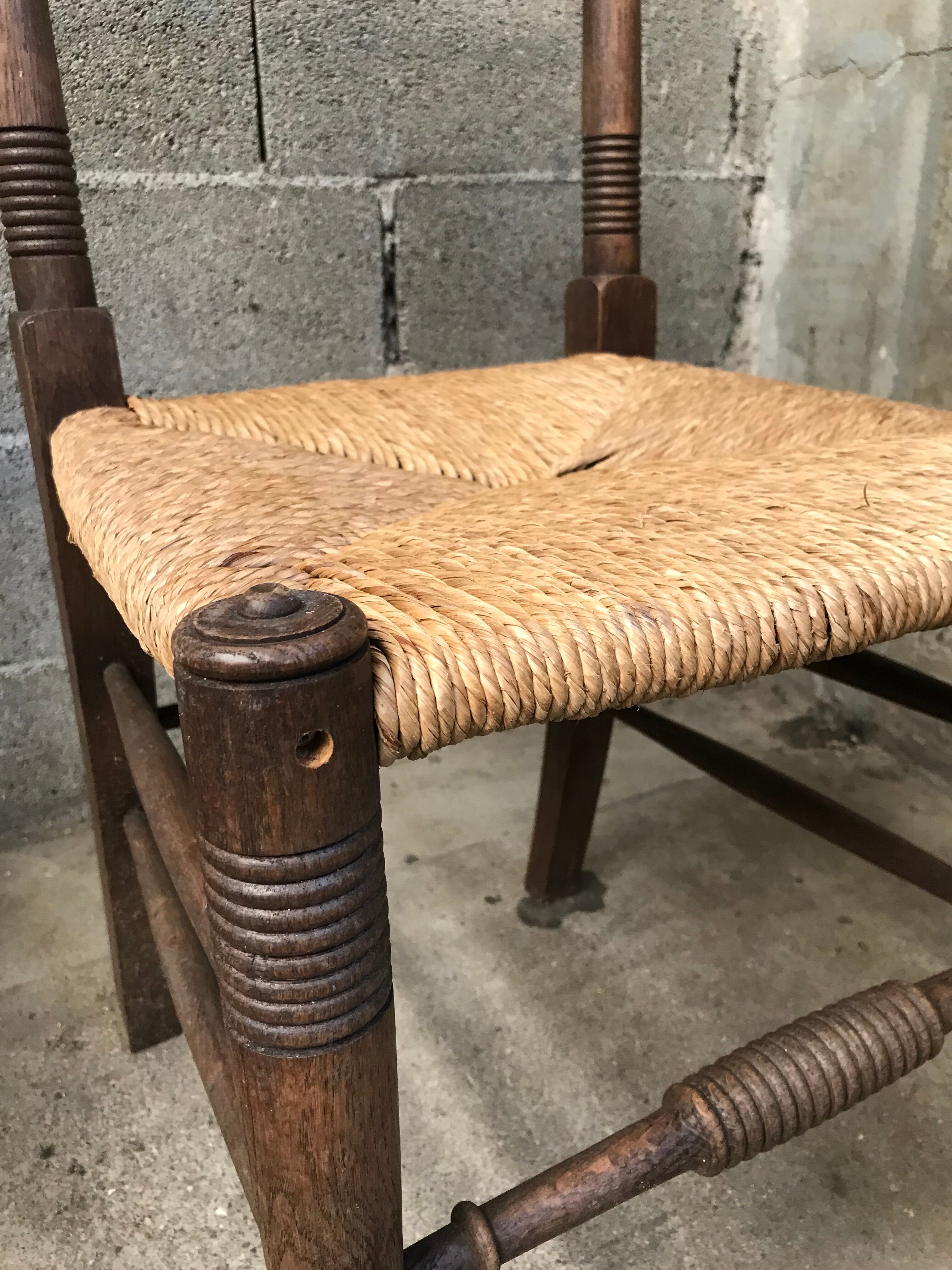 Pair of chairs by E G Punnett edition William Birch circa 1910