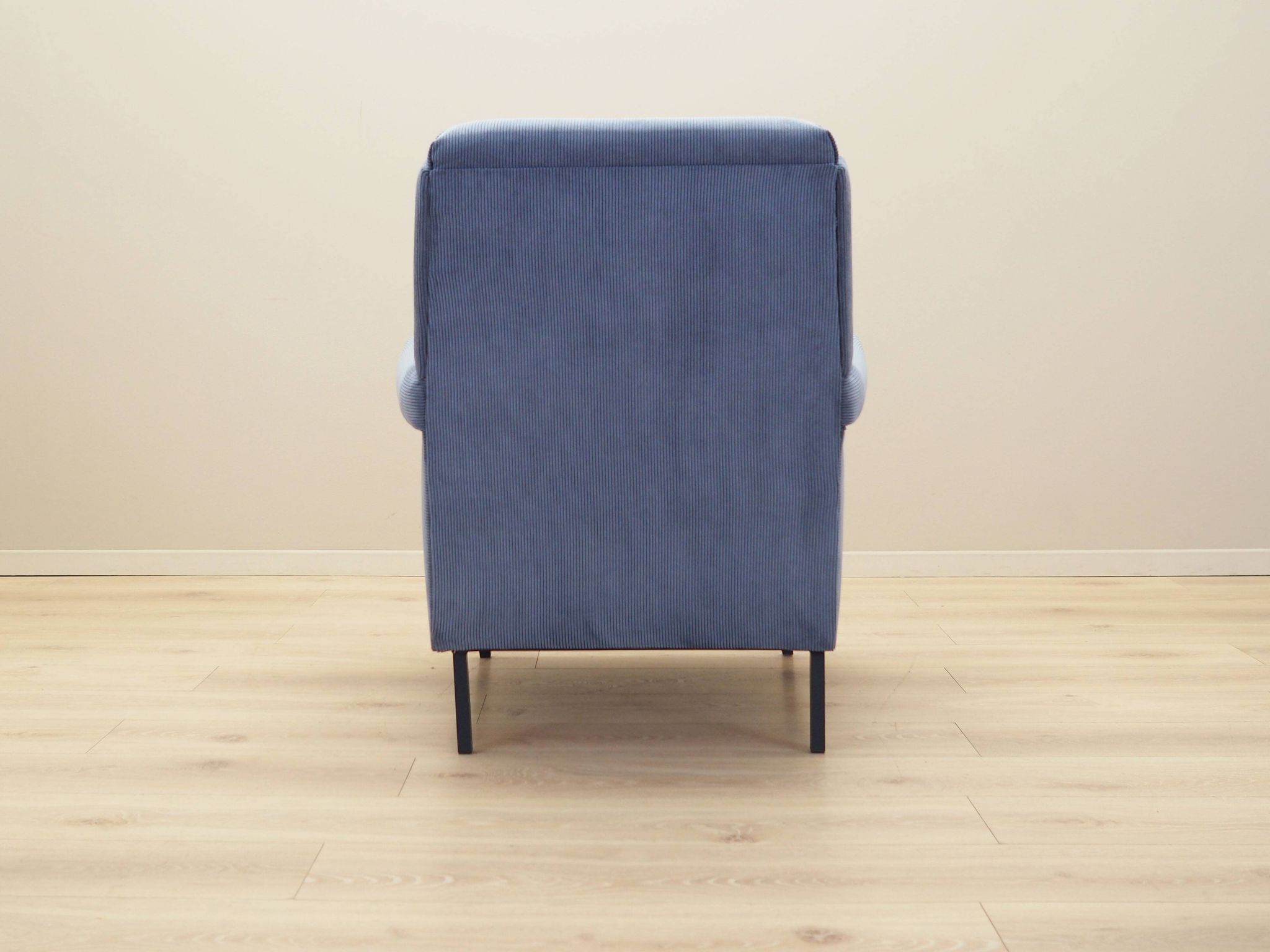 Fauteuil italien bleu, années 70
