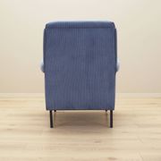 Fauteuil italien bleu, années 70