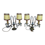 Pair of Italian bedside lamps from the 1950s