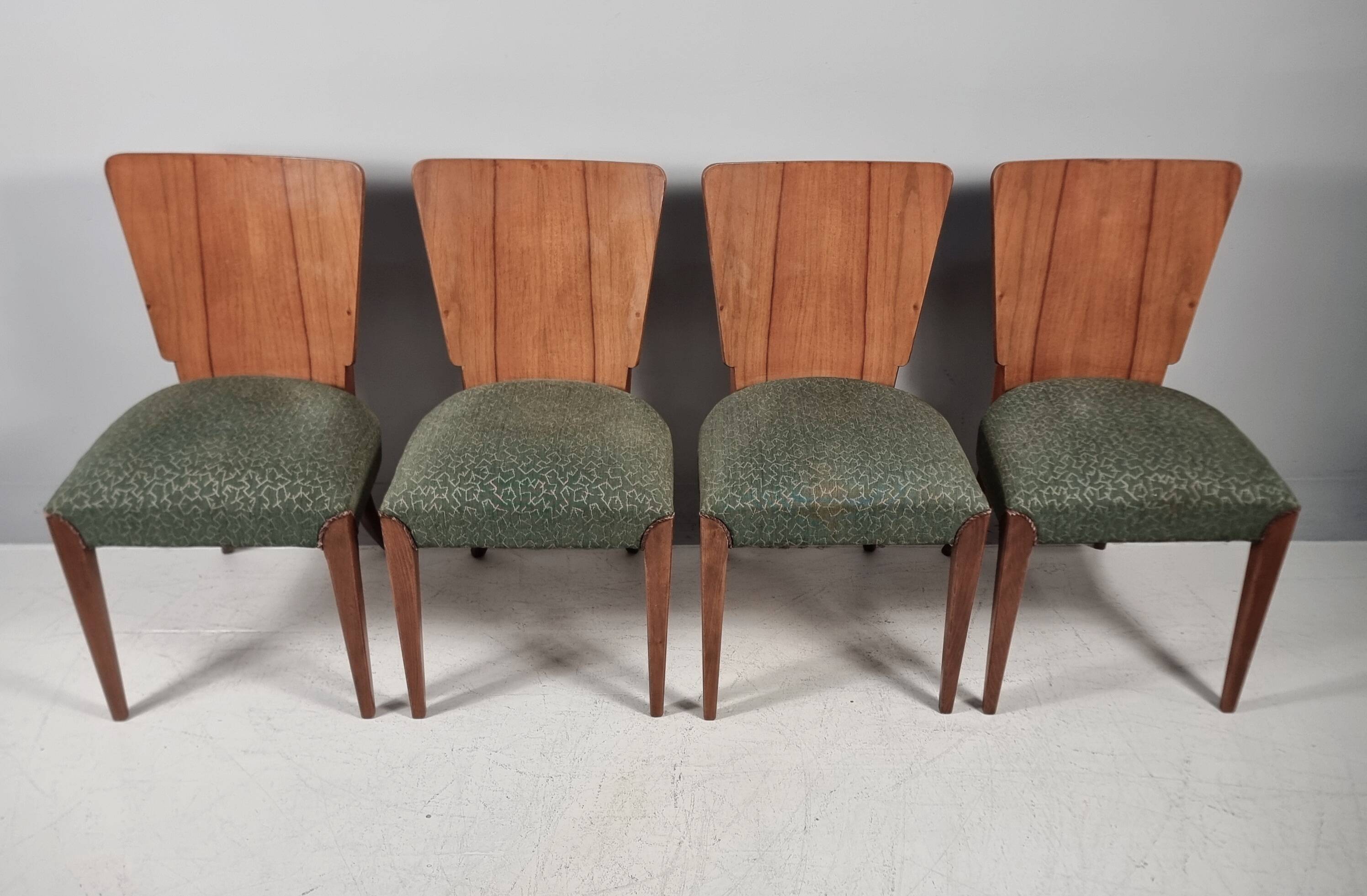 Set Chairs and Table  by Jindřich Halabala for Up Zavody, 1940s