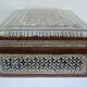 Box box in mother-of-pearl marquetry in oriental style