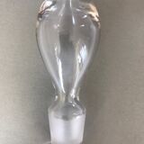 Antique engraved glass carafe
