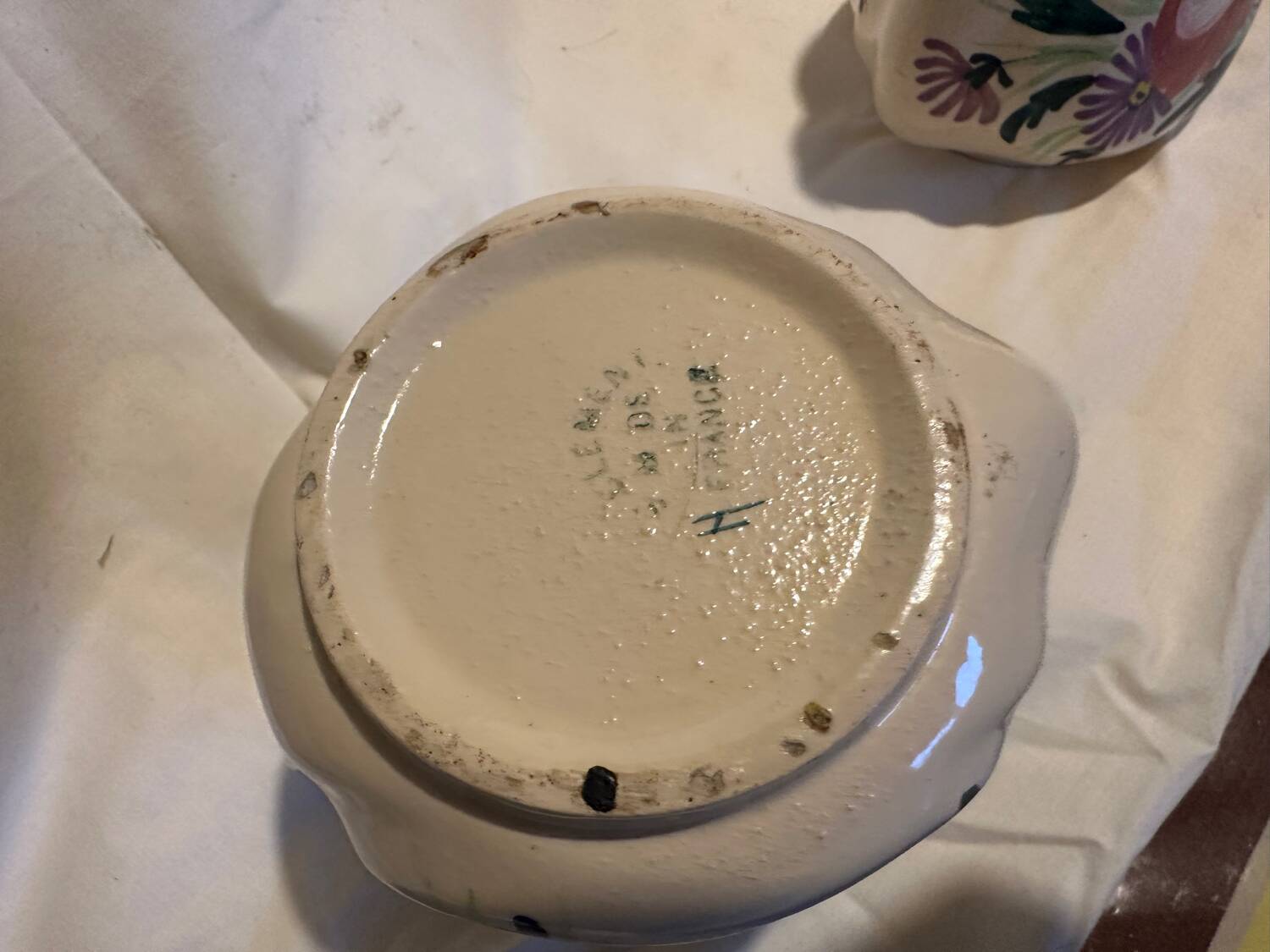 Pair of St Clement pitchers