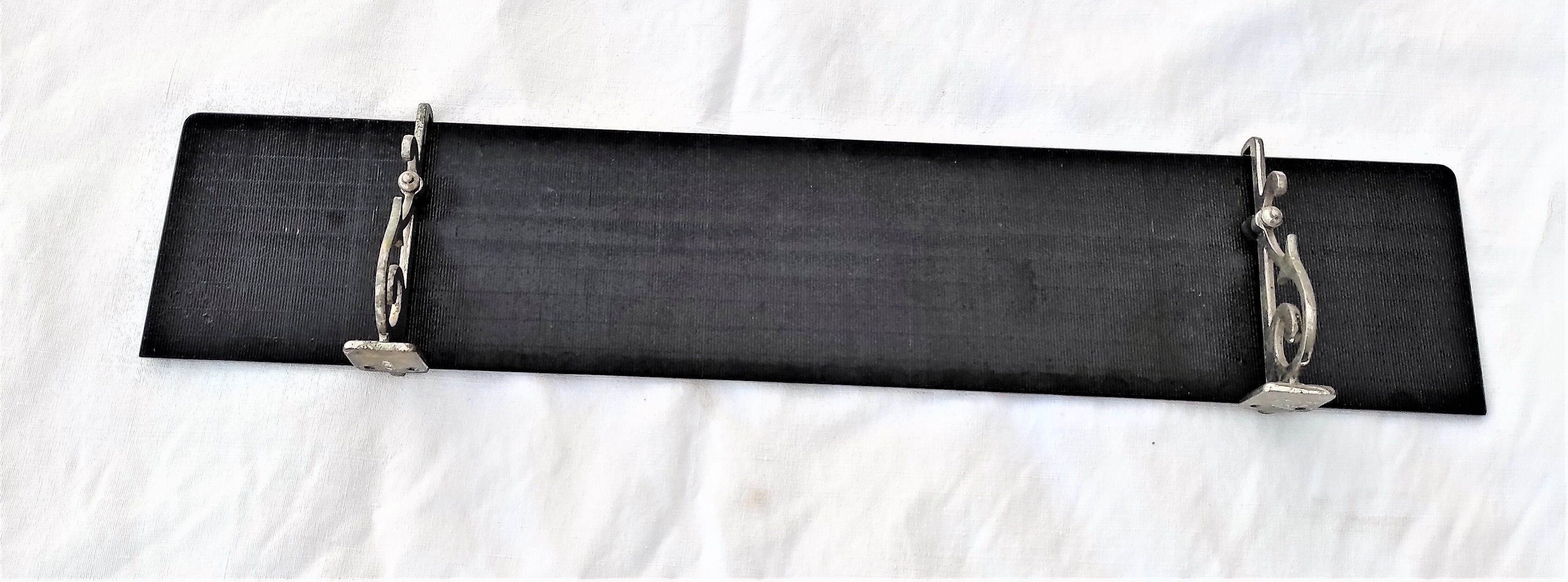 Tablette à fixer pour salle de bain en verre couleur noire