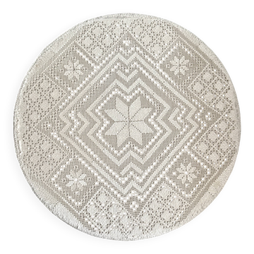 Applique, plafonnier suédois moderne en textile crocheté