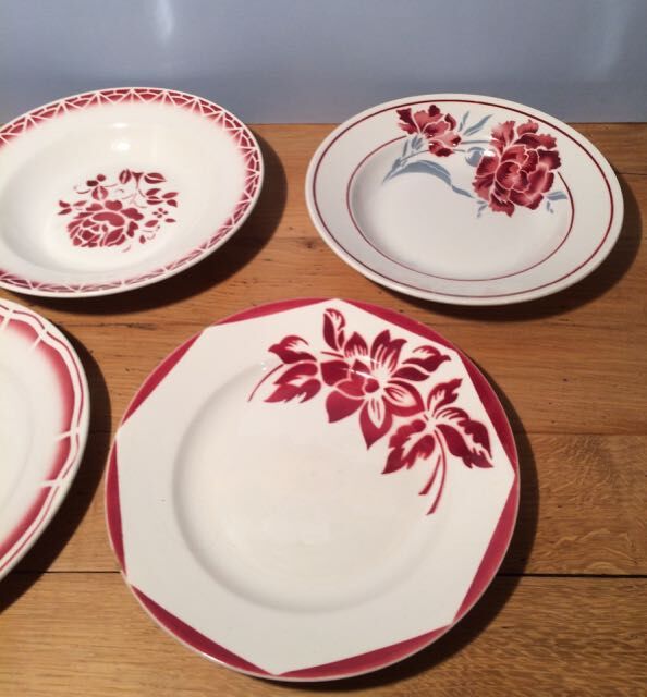 Assortment of six plates