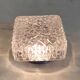Ceiling light or wall light in moulded glass - mid 20th century.