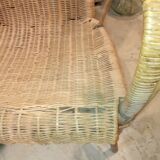 Fauteuils rotin ancien