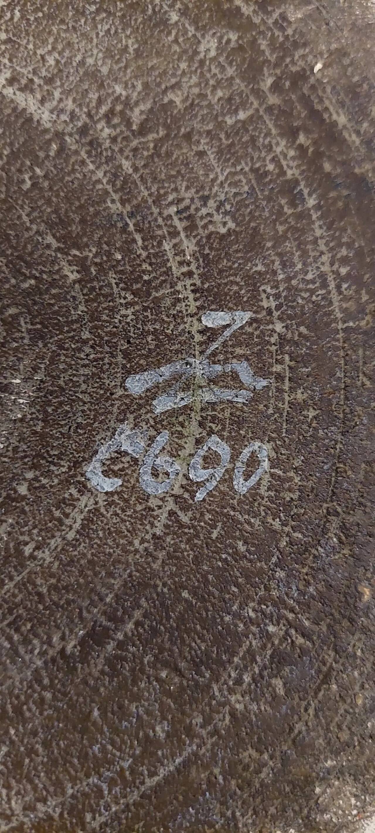 Glazed ceramic pitcher by Zaccagnini, 1930s