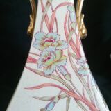 Art Nouveau cracked ceramic trim, eyelet patterns