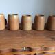 5 stoneware mugs