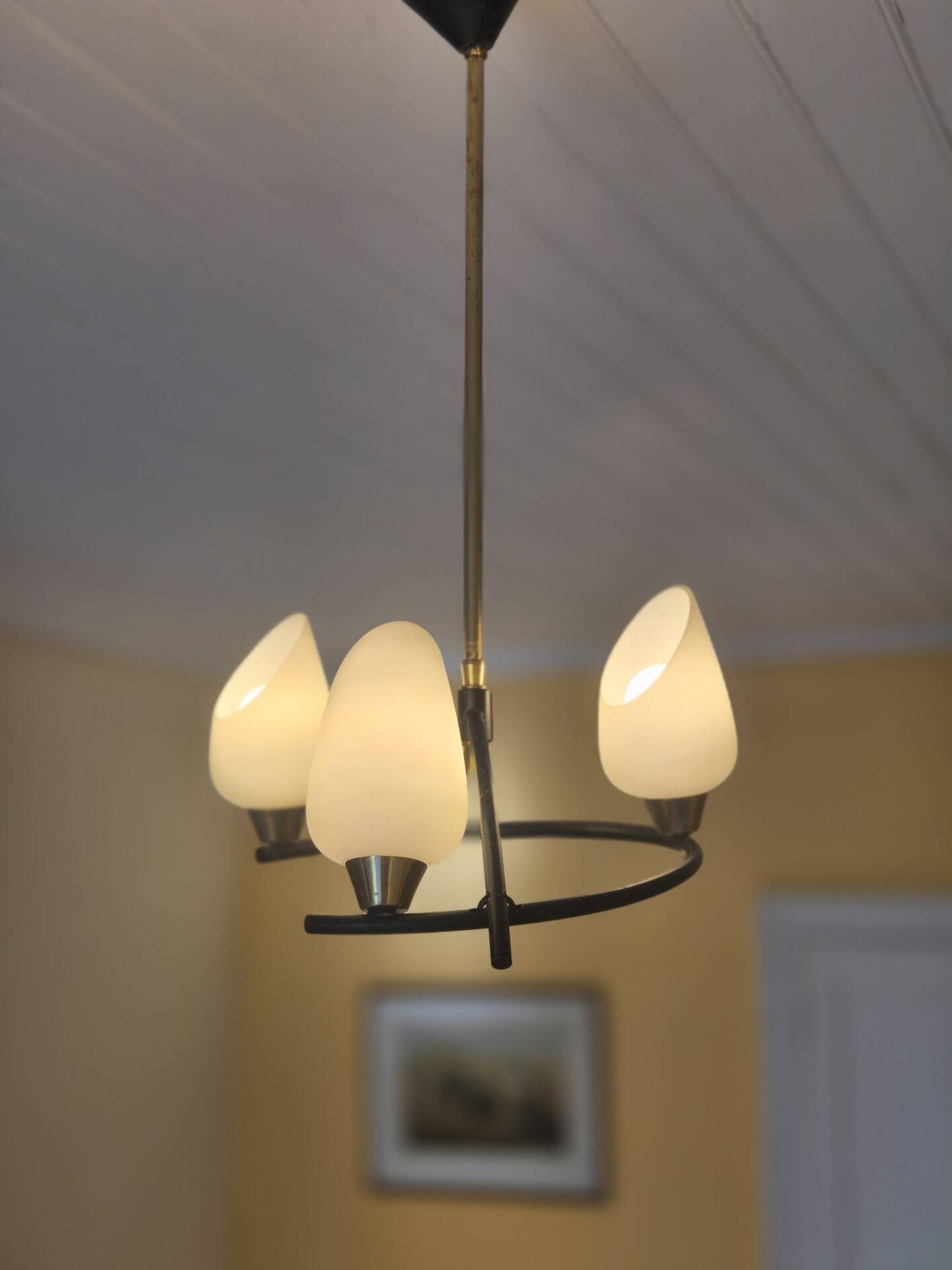 Arlus Suspension, French Vintage 1950s