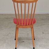 Baumann Menuet chair red skai 1960