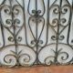 Wrought iron door grille