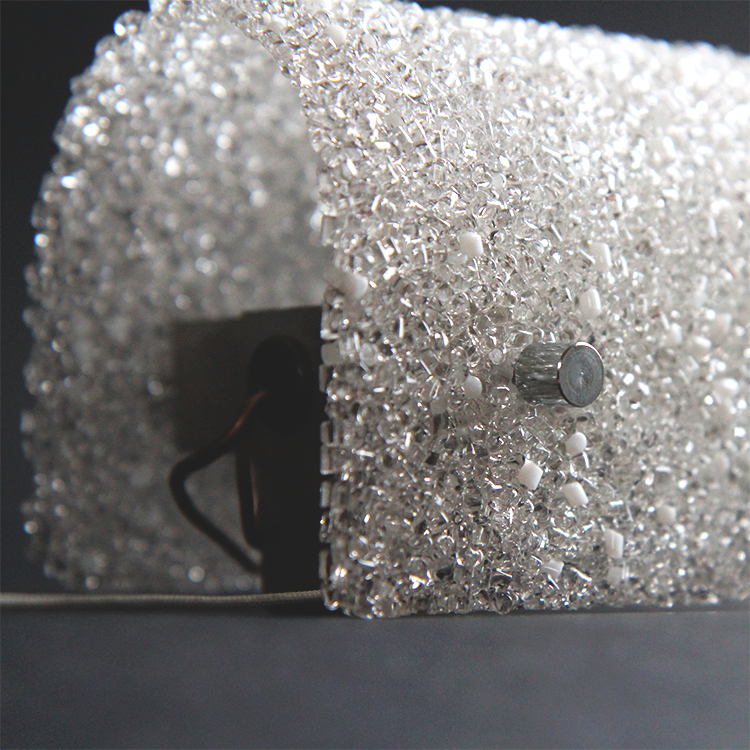 Vintage wall sconce in perspex from the 60s