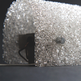 Vintage wall sconce in perspex from the 60s