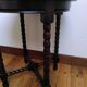 Table d'appoint, pieds bobine